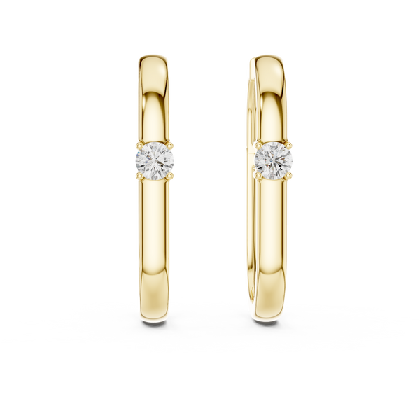 0.39ct TW Round Lab-Grown Diamond Ear Climbers