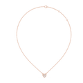 0.36ct TW Round Lab-Grown Diamond Heart Cluster Pendant Necklace