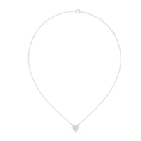0.36ct TW Round Lab-Grown Diamond Heart Cluster Pendant Necklace in White Gold — Verasah fine jewellery