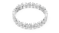 14.05ct TW Marquise and Round Lab-Grown Diamond Bracelet — En Fleur in White Gold — Verasah fine jewellery