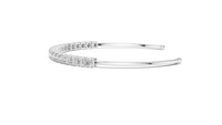 2.3ct TW Round Lab-Grown Diamond Cuff Bangle in White Gold — Verasah fine jewellery