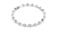 2.09ct TW Round Lab-Grown Diamond Navette Link Bracelet in White Gold — Verasah fine jewellery