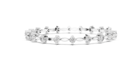 2.09ct TW Round Lab-Grown Diamond Navette Link Bracelet in White Gold — Verasah fine jewellery