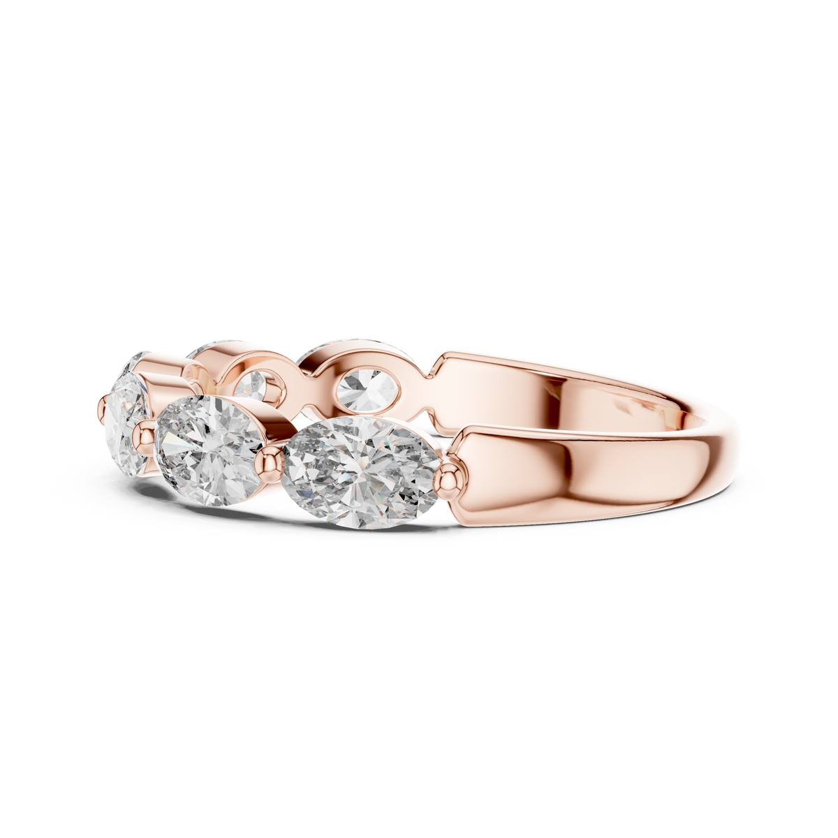 1.5ct TW Oval Lab-Grown Diamond Eternity Ring