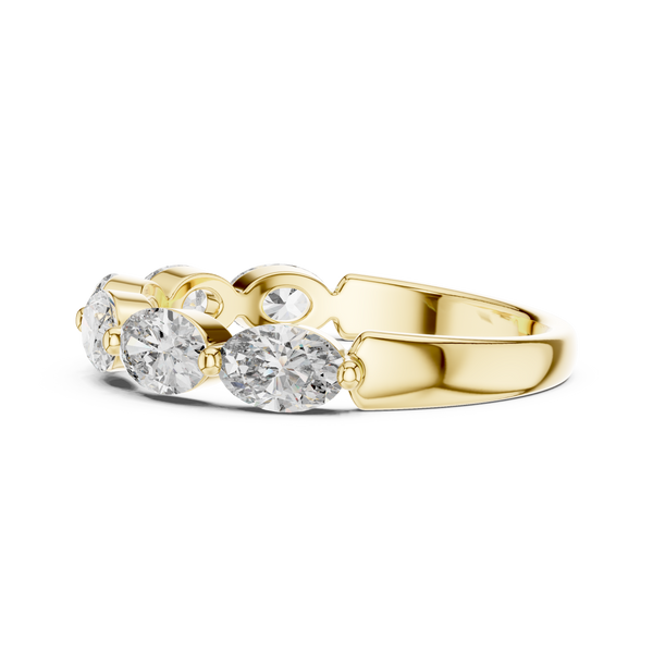 1.5ct TW Oval Lab-Grown Diamond Eternity Ring