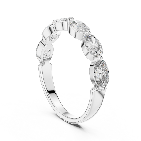 1.5ct TW Oval Lab-Grown Diamond Eternity Ring