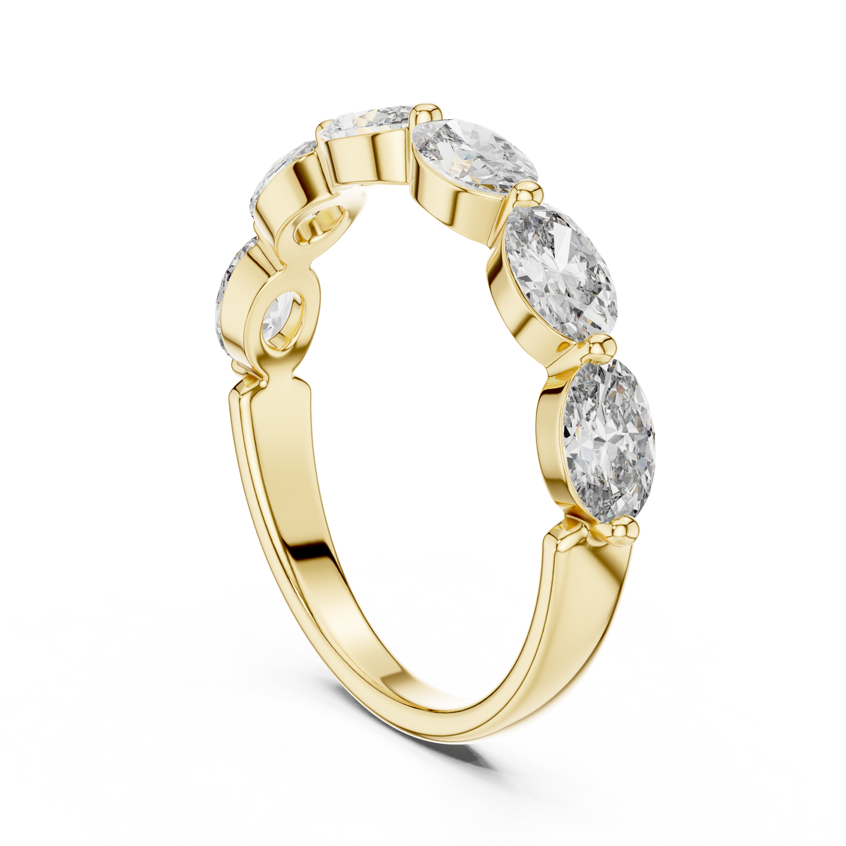 1.5ct TW Oval Lab-Grown Diamond Eternity Ring