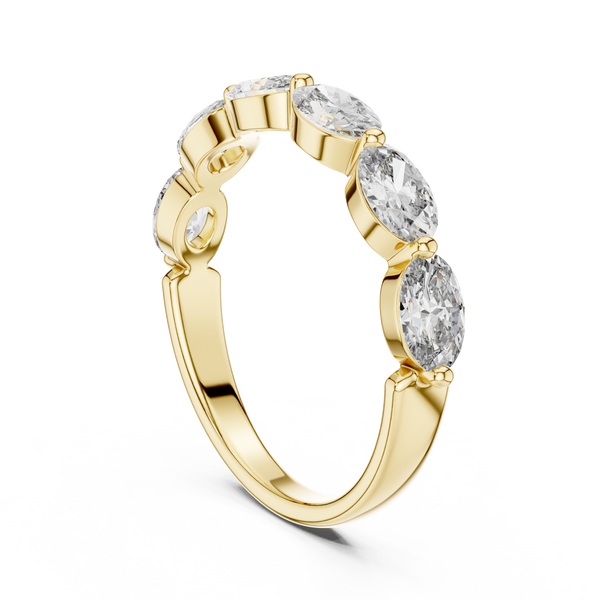 1.5ct TW Oval Lab-Grown Diamond Eternity Ring