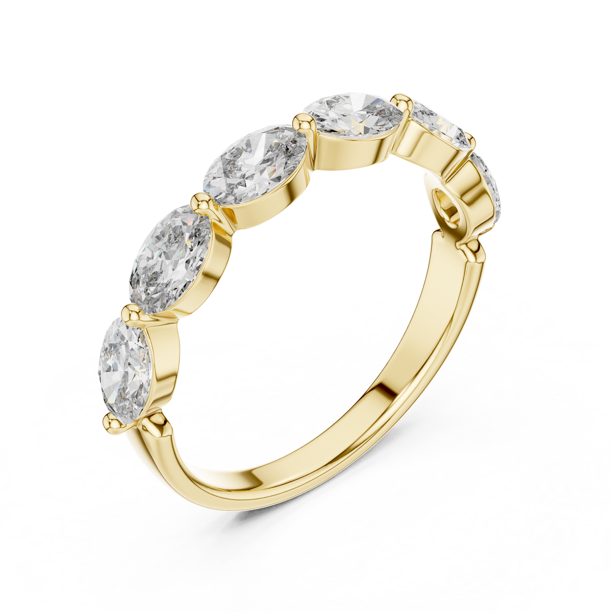 1.5ct TW Oval Lab-Grown Diamond Eternity Ring