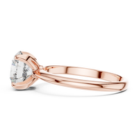 1.50ct TW Round Lab-Grown Diamond Solitaire Ring in Rose Gold — Verasah fine jewellery