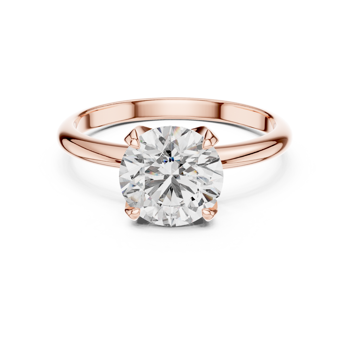 1.50ct TW Round Lab-Grown Diamond Solitaire Ring
