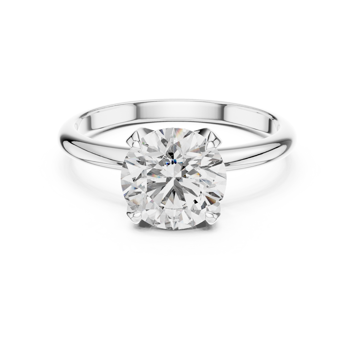 1.50ct TW Round Lab-Grown Diamond Solitaire Ring