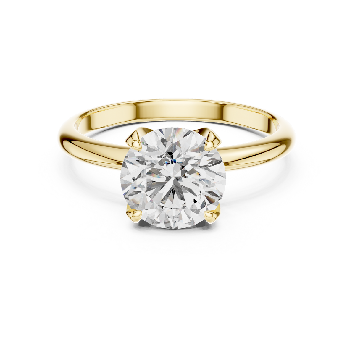 1.50ct TW Round Lab-Grown Diamond Solitaire Ring