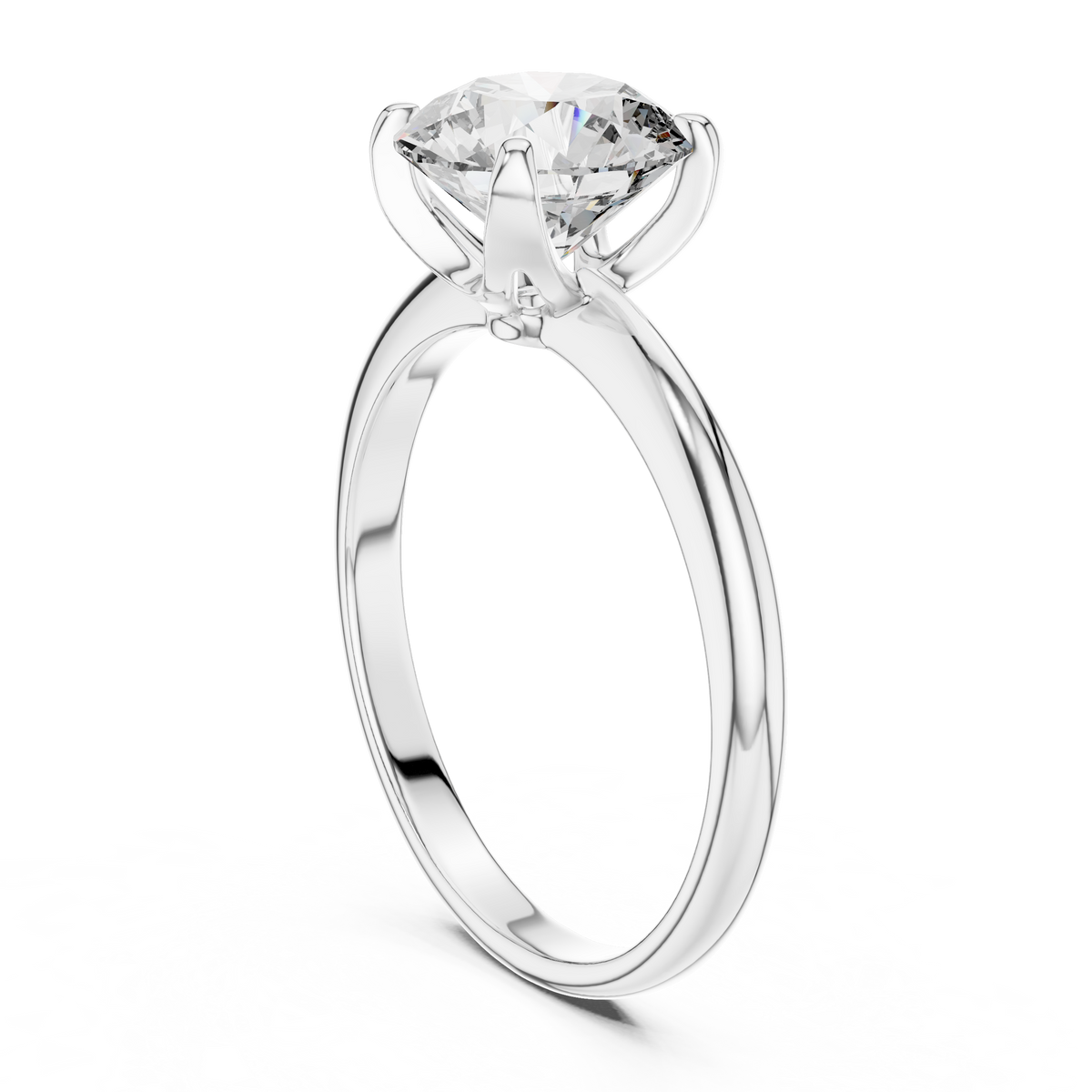 1.50ct TW Round Lab-Grown Diamond Solitaire Ring