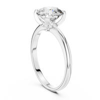 1.50ct TW Round Lab-Grown Diamond Solitaire Ring in White Gold — Verasah fine jewellery