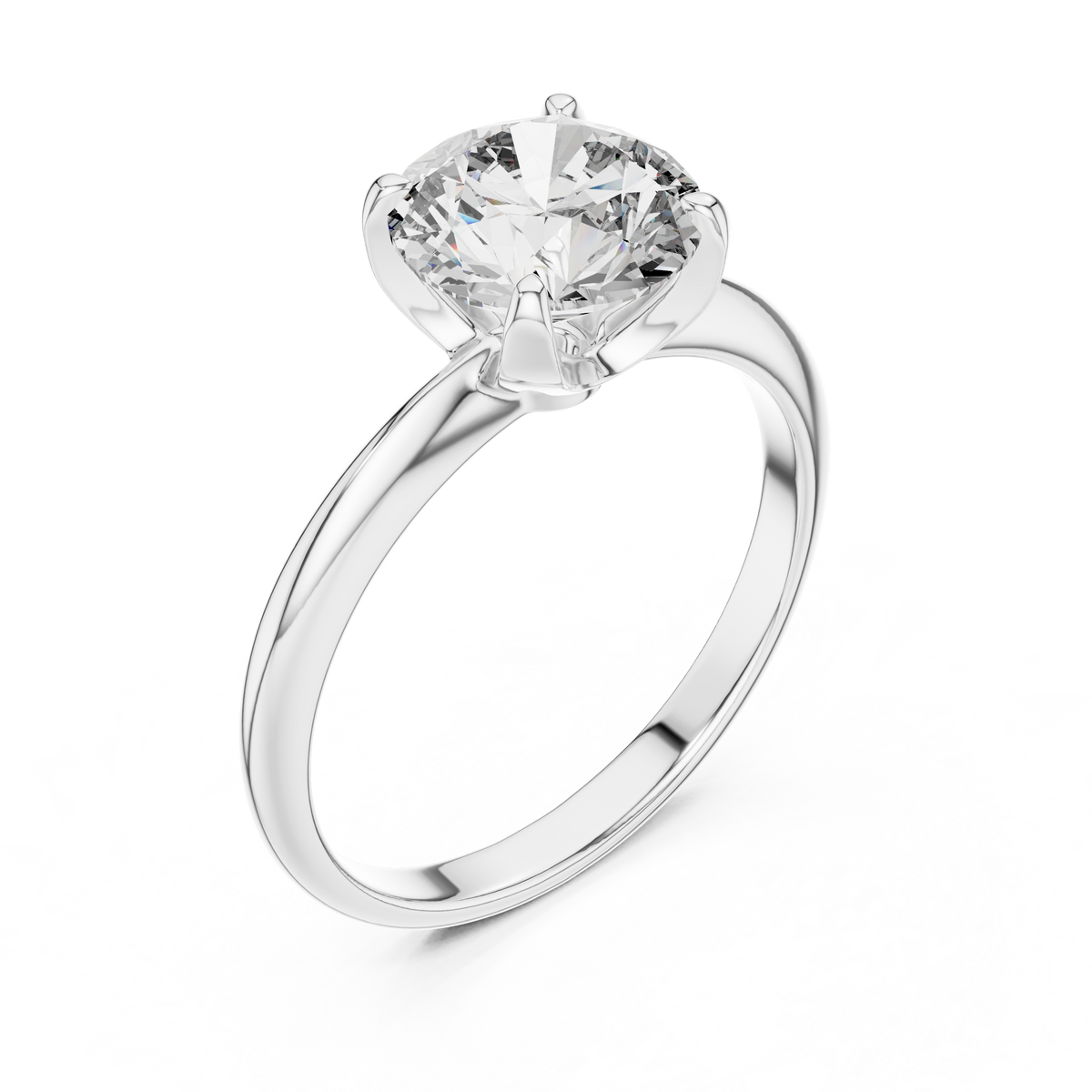 1.50ct TW Round Lab-Grown Diamond Solitaire Ring
