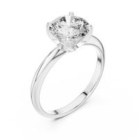 1.50ct TW Round Lab-Grown Diamond Solitaire Ring in White Gold — Verasah fine jewellery