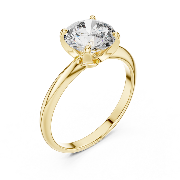 1.50ct TW Round Lab-Grown Diamond Solitaire Ring