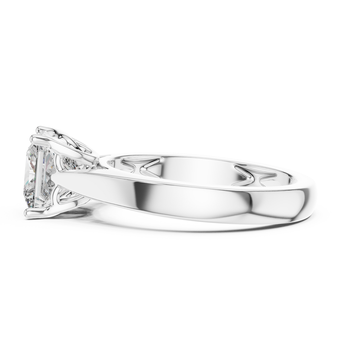 1.5ct TW Princess Cut Lab-Grown Diamond Solitaire Ring