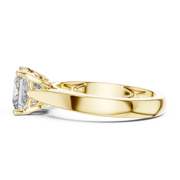 1.5ct TW Princess Cut Lab-Grown Diamond Solitaire Ring