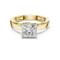 1.5ct TW Princess Cut Lab-Grown Diamond Solitaire Ring