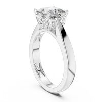 1.5ct TW Princess Cut Lab-Grown Diamond Solitaire Ring in White Gold — Verasah fine jewellery
