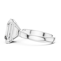 2ct TW Emerald Cut Lab-Grown Diamond Solitaire Ring in White Gold — Verasah fine jewellery