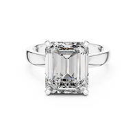 2ct TW Emerald Cut Lab-Grown Diamond Solitaire Ring in White Gold — Verasah fine jewellery