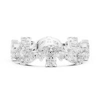 2.2ct TW Lab Grown Lab-Grown Diamond Pear Eternity Ring in White Gold — Verasah fine jewellery