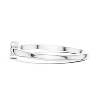 Round Lab-Grown Diamond Illusion Solitaire Ring in White Gold — Verasah fine jewellery