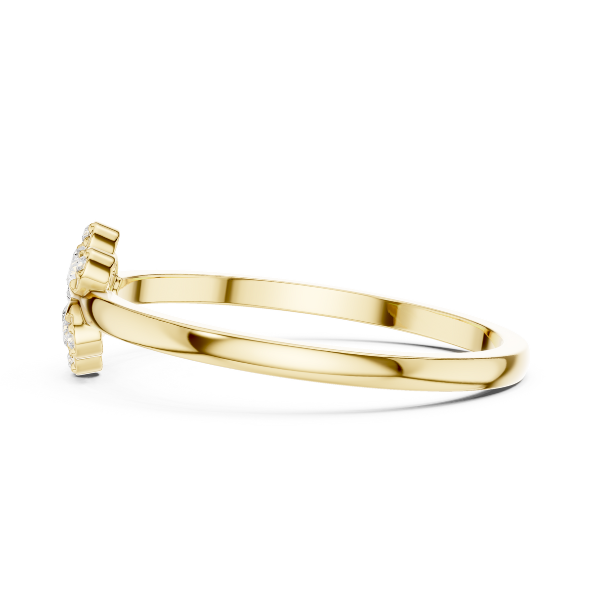 Heart Clover Lab-Grown Diamond Ring — En Fleur