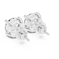 4.00ct TW Round Lab-Grown Diamond Stud Earrings in White Gold — Verasah fine jewellery