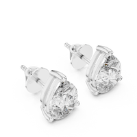 3.50ct TW Pear Lab-Grown Diamond Stud Earrings in White Gold — Verasah fine jewellery