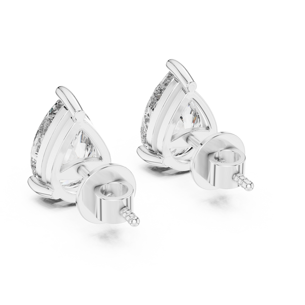 3.50ct TW Pear Lab-Grown Diamond Stud Earrings