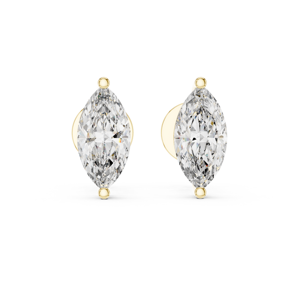 1.50ct TW Marquise Lab-Grown Diamond Stud Earrings