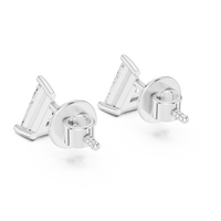1.30ct TW Triangle Lab-Grown Diamond Stud Earrings in White Gold — Verasah fine jewellery