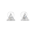 1.30ct TW Triangle Lab-Grown Diamond Stud Earrings