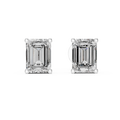 2.50ct TW Emerald Lab-Grown Diamond Stud Earrings