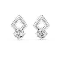 2.50ct TW Round Lab-Grown Diamond Stud Earrings in White Gold — Verasah fine jewellery