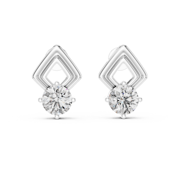 2.50ct TW Round Lab-Grown Diamond Stud Earrings