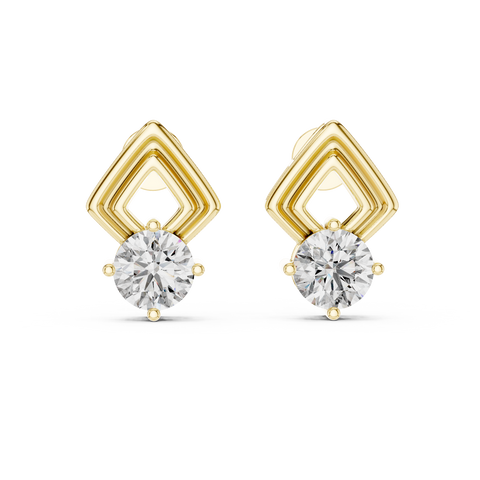2.50ct TW Round Lab-Grown Diamond Stud Earrings