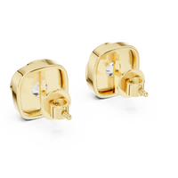 1.80ct TW Round Lab-Grown Diamond Swirl Earrings in Yellow Gold — Verasah fine jewellery