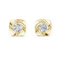 1.80ct TW Round Lab-Grown Diamond Swirl Earrings