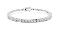 1.95ct TW Round Lab-Grown Diamond Tennis Bracelet in White Gold — Verasah fine jewellery