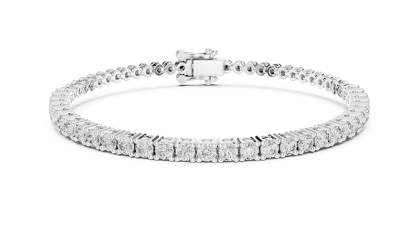 1.70ct TW Round Lab-Grown Diamond Half Tennis Bracelet
