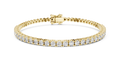 1.70ct TW Round Lab-Grown Diamond Half Tennis Bracelet