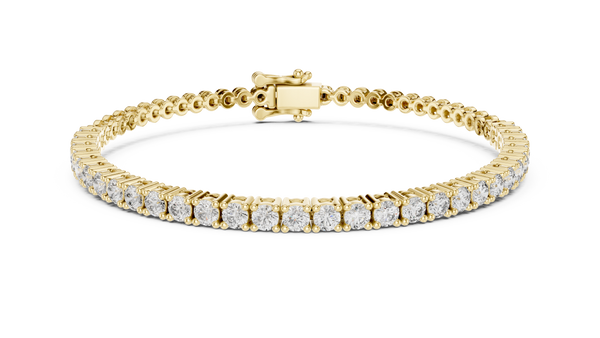 1.70ct TW Round Lab-Grown Diamond Half Tennis Bracelet