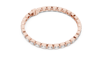 9.30ct TW Emerald Cut Lab-Grown Diamond Tennis Bracelet in Rose Gold — Verasah fine jewellery
