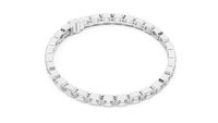 9.30ct TW Emerald Cut Lab-Grown Diamond Tennis Bracelet in White Gold — Verasah fine jewellery