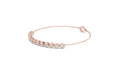 1.43ct TW Round Lab-Grown Diamond Cluster Station Bracelet